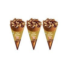Amul Gold Tricone Butterscotch Ice cream Cone -Pack of   3