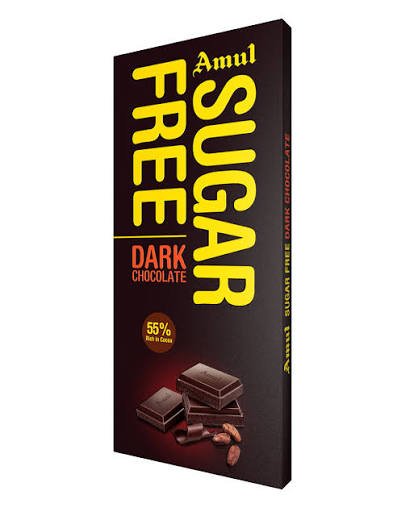 Amul Sugar Free Dark Chocolate Bar 150 g