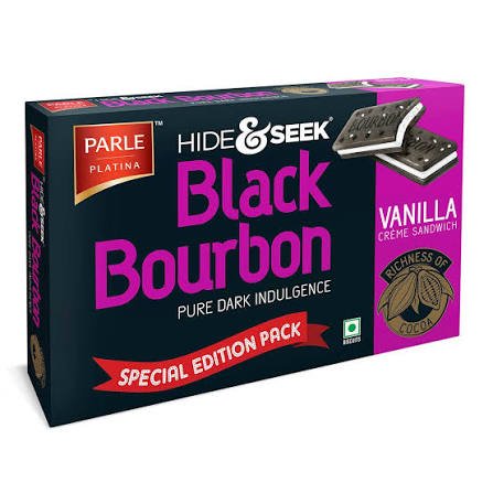 Hide & Black Bourbon Biscuits ( Vanilla ) 270 g