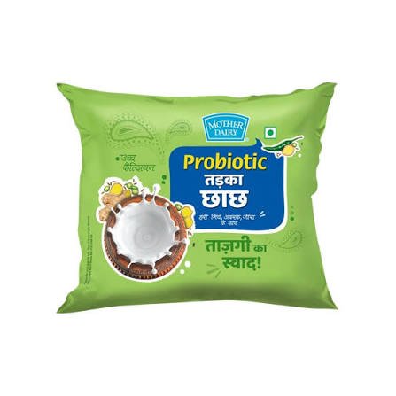 Mother Dairy Probiotic Tadka Salted Buttermilk 270 ml