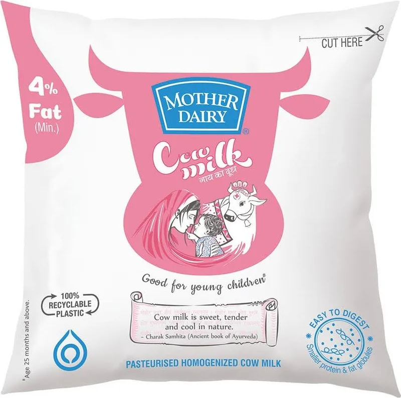 Mother Dairy Cow Milk 500 ml
