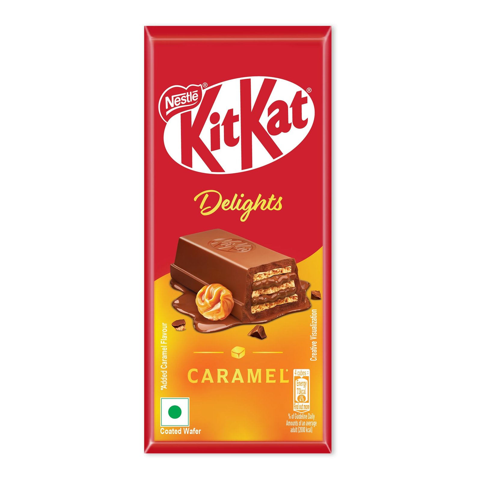 KitKat Delights Caramel Coated Wafer Chocolate 50 g