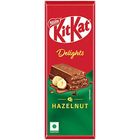 KitKat Delights Hazelnut Wafer Chocolate Bar 120 g