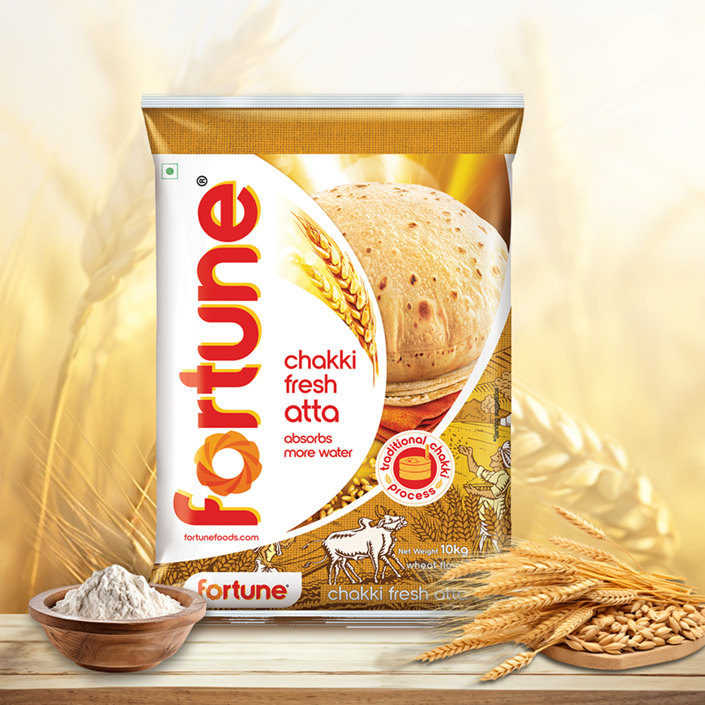 Fortune Chakki Fresh ( 100 % Atta, 0% Maida) Atta ( 10 Kg )
