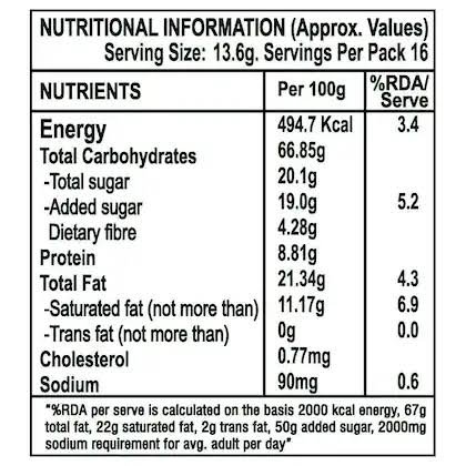 Patanjali Whole Wheat Nariyal Biscuit - 204 g