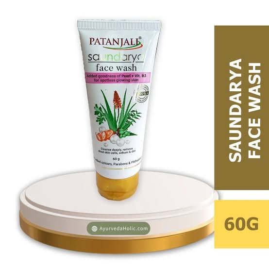 Patanjali Saundarya Face Wash 60g