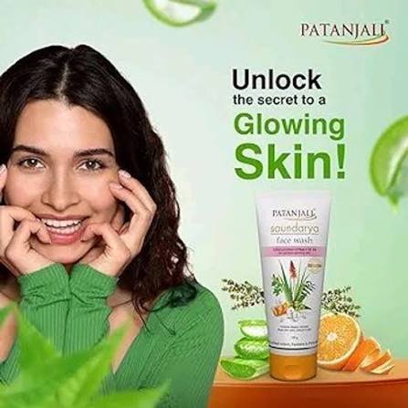 Patanjali Saundarya Face Wash 60g