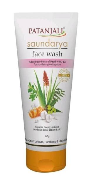 Patanjali Saundarya Face Wash 60g