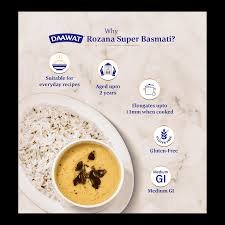 Daawat Rozana Super Basmati Rice ( Medium Grain ) 5kg