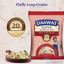 Daawat Super Basmati Rice ( Long Grain )  1kg