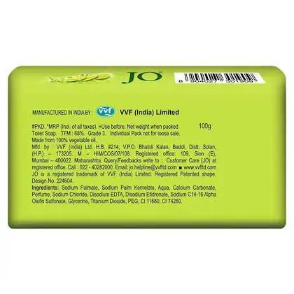 Jo Lime Sparkling Fresh Soap - Buy 4 Get 1 Free (5 × 100 g)