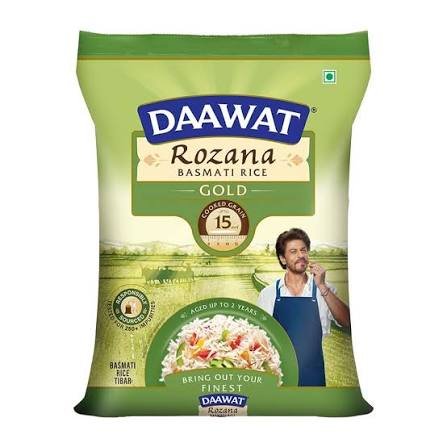 Daawat Rozana Gold Basmati Rice Tibar ( Extra Long Grain ) 5 kg