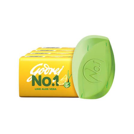 Godrej No.1 Lime & Aloe Vera Soap – Buy 3 Get 1 Free (4 × 150 g)