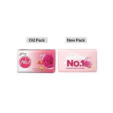 Godrej No.1 Rosewater & Almonds Soap – 4 × 100 g