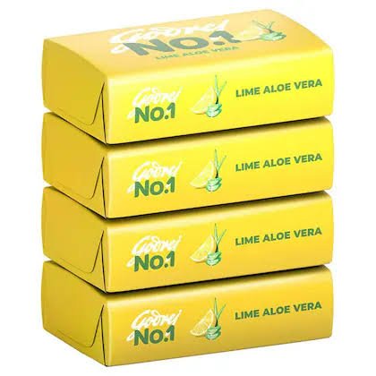 Godrej No.1 Lime & Aloe Vera Soap – 9 × 150 g