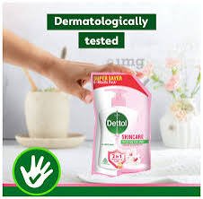 Dettol Skincare Hand Wash Refill – Pack of 2 (2 × 675 ml)