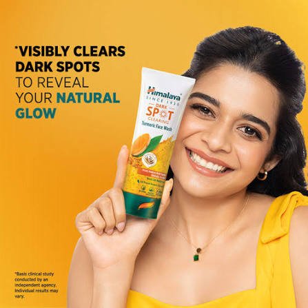 Himalaya Dark Spot Cleaning Turmeric Face Wash 100 ml